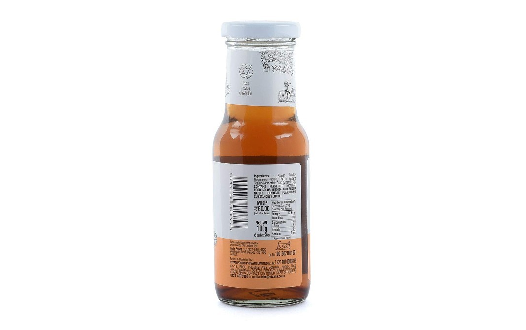 Fric Bergen Iced Tea Litchi Premix    Glass Bottle  100 grams